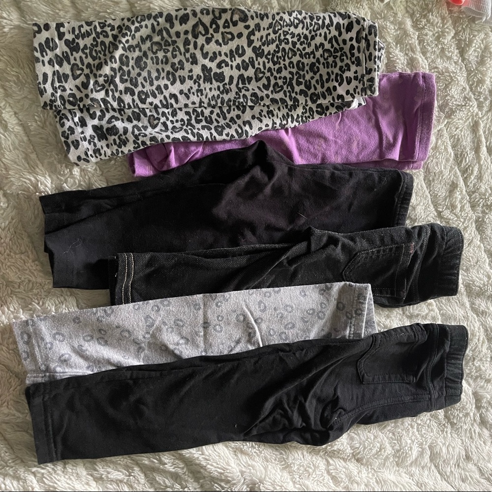 6 pair of 18 month Leggings/Pants